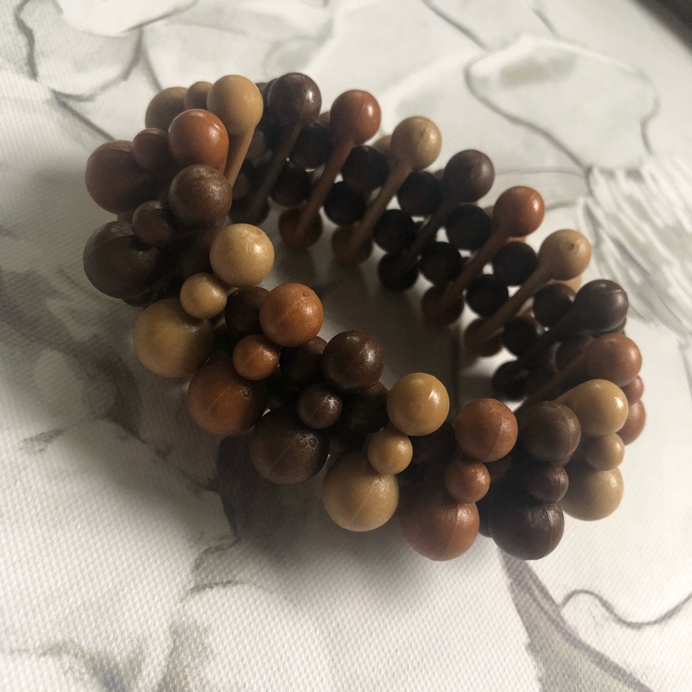 Statement brown bracelet